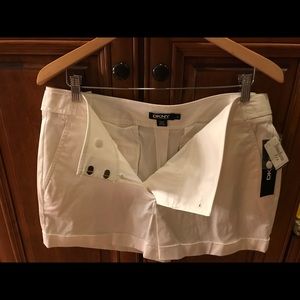 DKNY White Dress Shorts (Neiman Marcus)